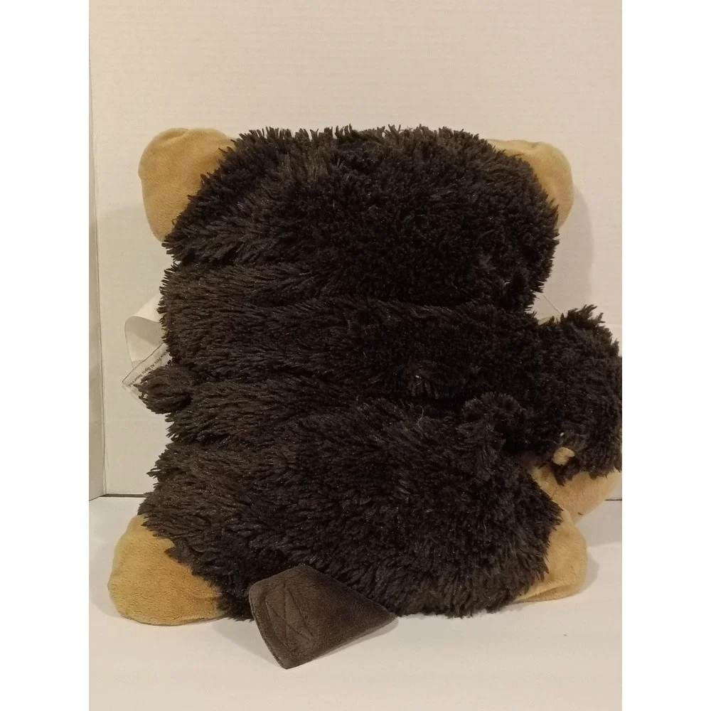 Pillow Pets Monkey Plush Brown Tan Stuffed Animal‎ Folding Pillow Toy 18 inch